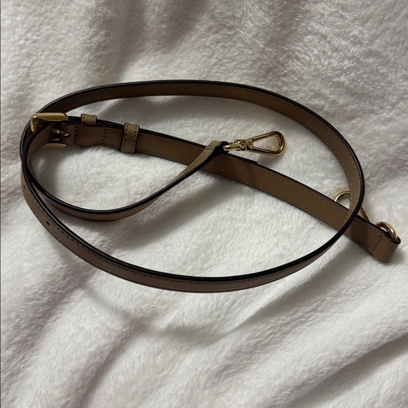 Michael Kors Tan Pebbled Leather Satchel/Crossbody - Picture 11 of 11